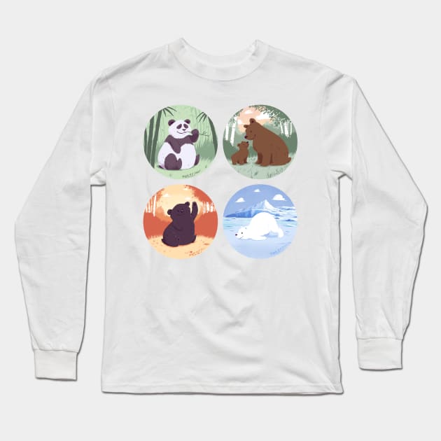 Bear seasons Long Sleeve T-Shirt by iambirgitte